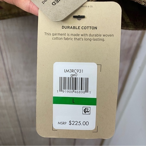 Levi’s Mens Workwear Cotton Canvas Geo print Trucker Depot Jacket size Large - Picture 5 of 16